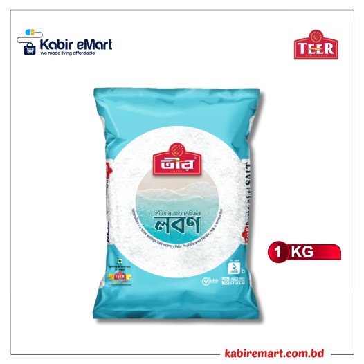 Teer Premium Iodized Salt-1kg