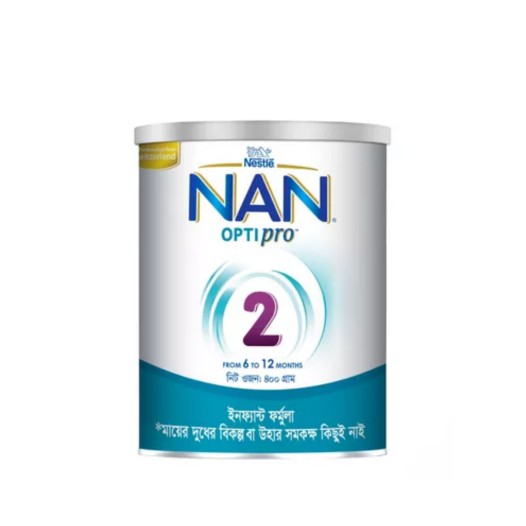 Nestlé Nan Optipro 2 Formula Milk Powder (6 M+) 400 gm