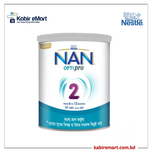 Nestlé Nan Optipro 2 Formula Milk Powder (6 M+) 800 gm