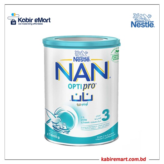 Nestlé NAN 3 Follow Up Formula With Optipro TIN 800 gm