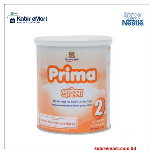 Mother's Smile Prima 2 Milk Tin (6-24 Months) 400 gm