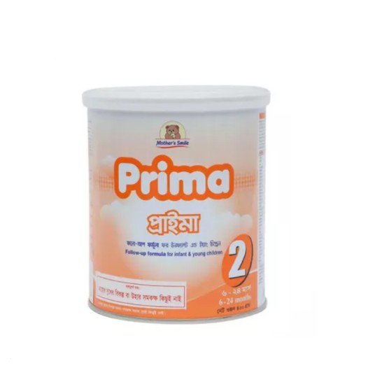 Mother's Smile Prima 2 Milk Tin (6-24 Months) 400 gm