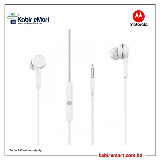 Motorola Pace 125 In Ear Earphone