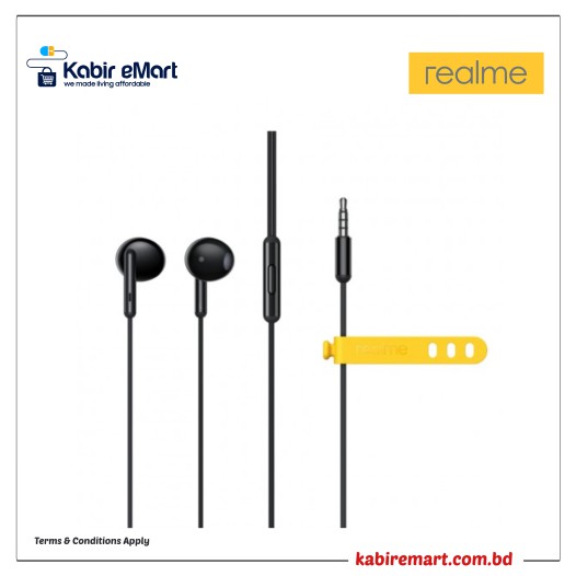 Realme Buds Classic RMA2001 Earphones Black