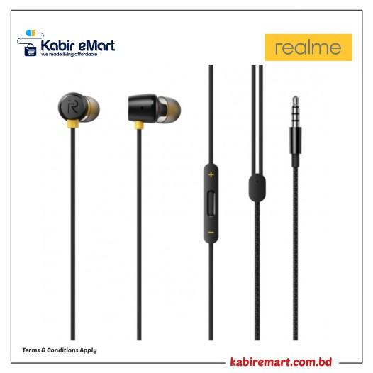 Realme Buds 2 RMA155 Earphone Black