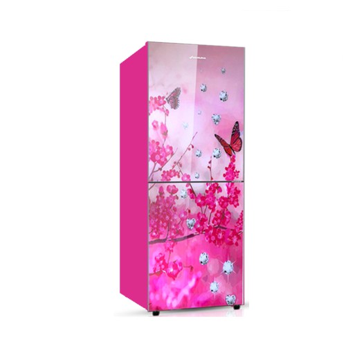 JR-LES624800 CD Pink Butterfly Jamuna Refrigerator