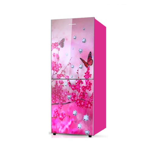 JR-LES624800 CD Pink Butterfly Jamuna Refrigerator