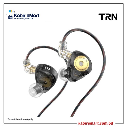 TRN MT1 MAX Tunable Dynamic Driver In-Ear Monitor Earphone TRN MT1 MAX Tunable Dynamic Driver In-Ear Monitor Earphone