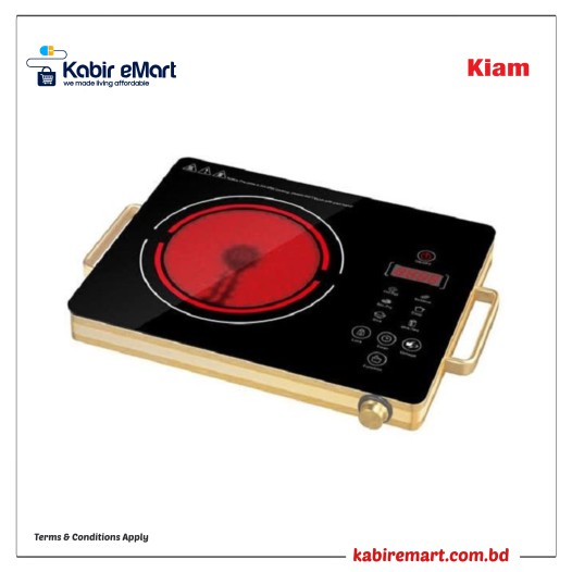 KIAM Infrared Cooker H 88- Energy Saving 2200 Watt Multi Cooking Functions