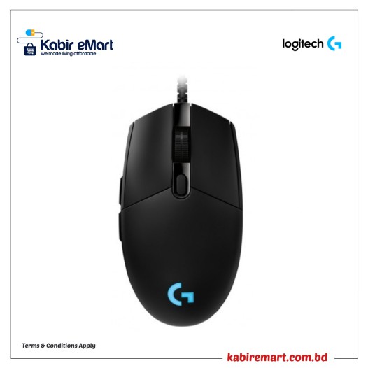 Logitech G Pro Wired USb Gaming Mouse Black