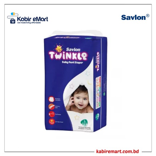 Savlon Twinkle Baby Pant Diaper L 8-15 kg