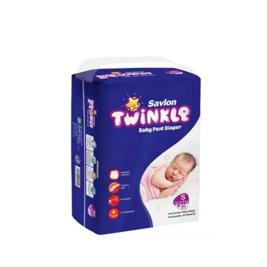 Savlon Twinkle Baby Pant Diaper S 8 kg