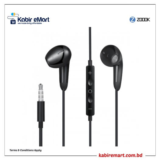 ZOOOK Petal Premium Earphone with Mic