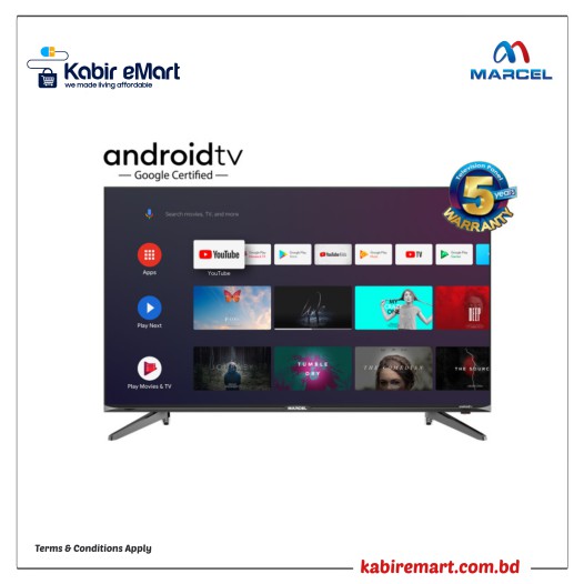 M43D210UG (1.09m) UHD ANDROID TV Marcel Television