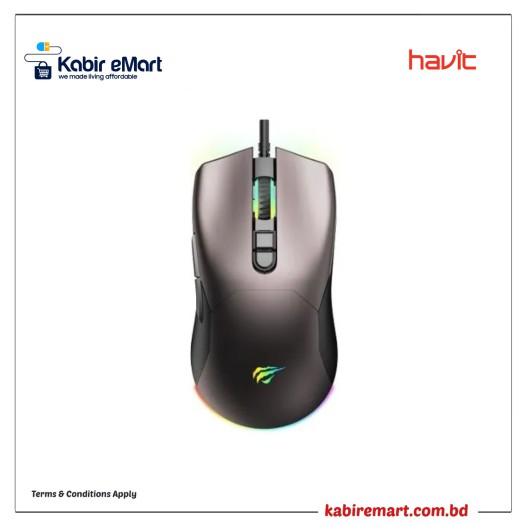 Havit MS1035 RGB Programmable USB Gaming Mouse