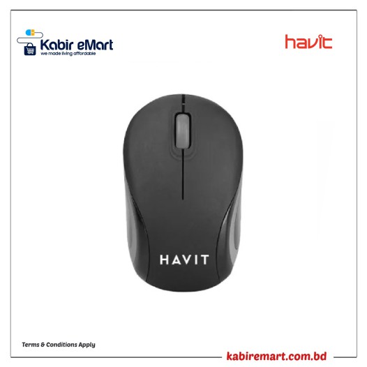 Havit MS925GT 3-Button Ergonomic Wireless Mouse