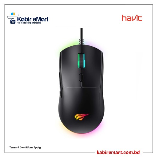 Havit MS1030 RGB Wired Gaming Mouse