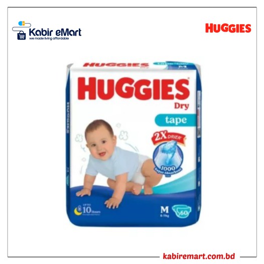 Huggies Dry Baby Diaper Belt M (6-11 kg)