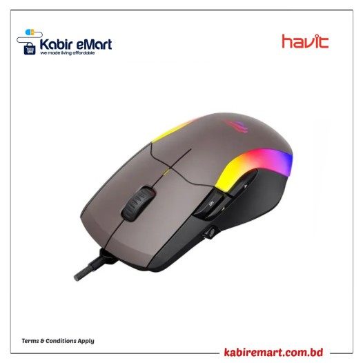 Havit MS959 RGB Backlit Programmable Gaming Mouse