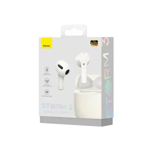 Baseus Storm 3 True Wireless Earbuds White