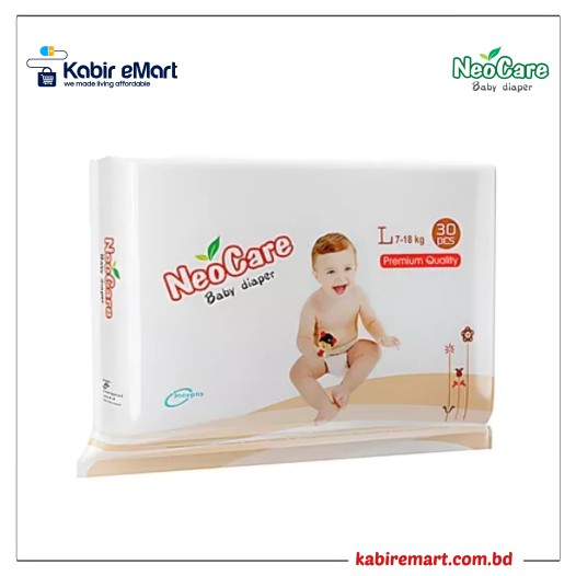 NeoCare Premium Baby Diaper Belt L (7-18 kg) 30 pcs