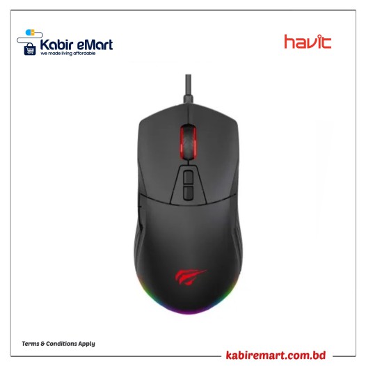 Havit MS885 RGB Backlit Programmable Gaming Mouse