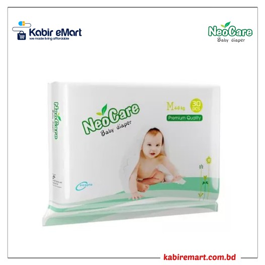 NeoCare Premium Baby Diaper Belt M (4-9 kg) 30 pcs