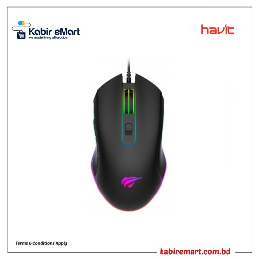 Havit HV-MS804 RGB Optical USB Gaming Mouse