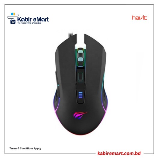 Havit HV-MS1018 RGB Optical Gaming Mouse