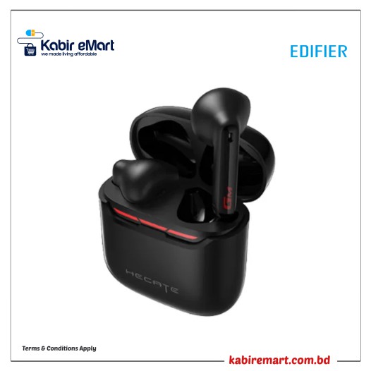 Edifier Hecate GM3 Plus Black TWS Bluetooth Earbuds