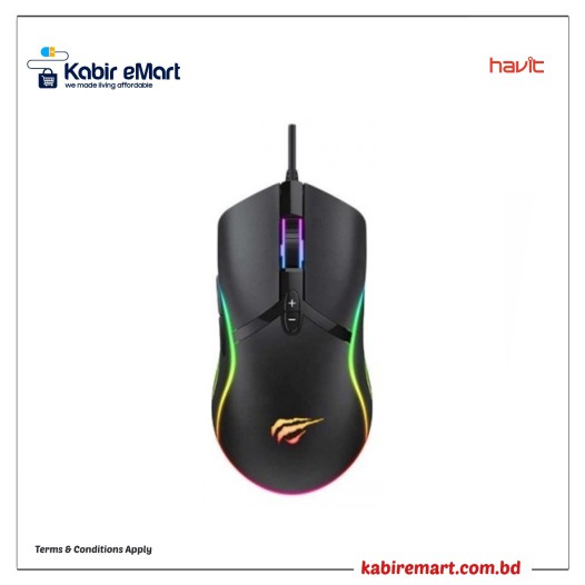 Havit MS1026 7-Button RGB Backlit Gaming Mouse