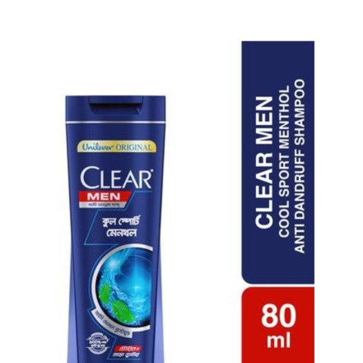 Clear Men Shampoo Cool Sport Menthol Anti Dandruff 80ml