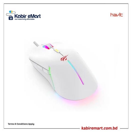 Havit MS1034 RGB Backlit Programmable Gaming Mouse