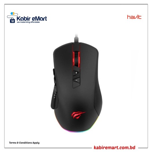 Havit MS1013 RGB Backlit Programmable Gaming Mouse