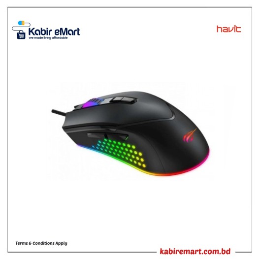 Havit HV-MS814 RGB Backlit Programmable Gaming Mouse