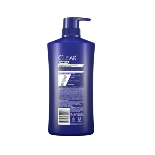 Clear Men Cooling Itch Control Anti-Dandruff Shampoo 650ml (Unilever Original)