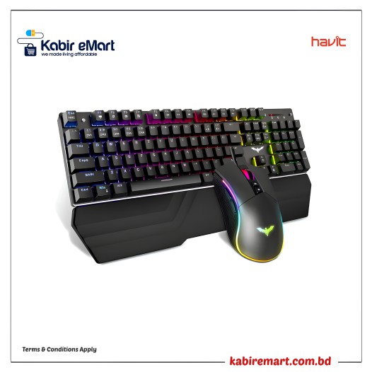 Havit KB389L Mechanical Gaming Keyboard & Mouse Combo