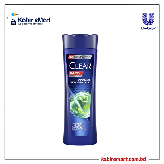 Clear Men Cooling Itch Control Anti-Dandruff Shampoo 315ml (Unilever Original)