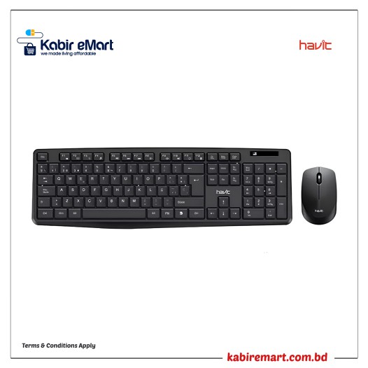 Havit KB278GCM Wireless Keyboard & Mouse Combo With Bangla