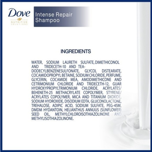 Dove Shampoo Intense Repair 170 ml