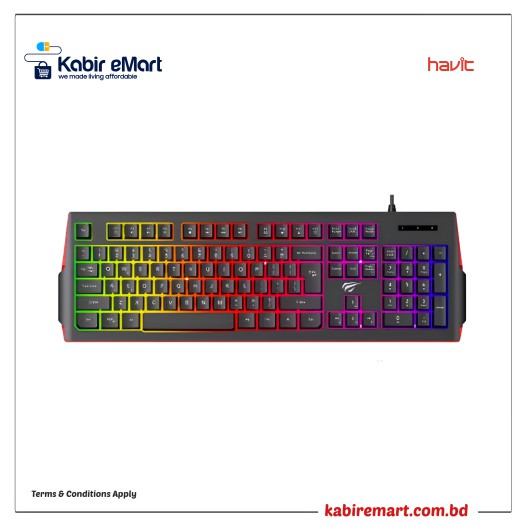 Havit KB866L Multi-function Backlit Membrane Gaming Keyboard