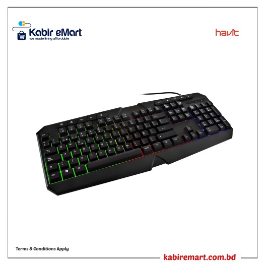 Havit HV-KB419L RGB USB Gaming keyboard