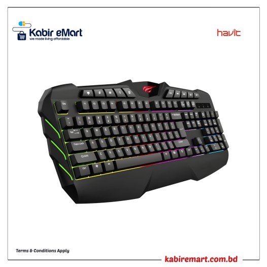 Havit KB505L Multi Function USB Backlit Gaming Keyboard