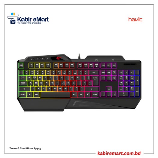 Havit KB488L Multi-Function Backlit Gaming Keyboard