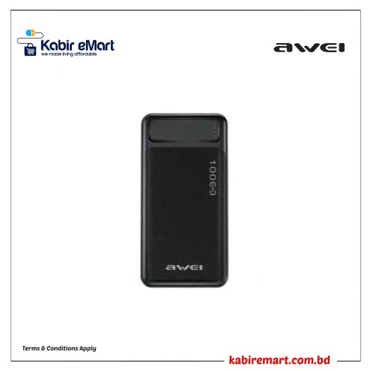 Awei P5K 10000mAh Fast Charging Power Bank