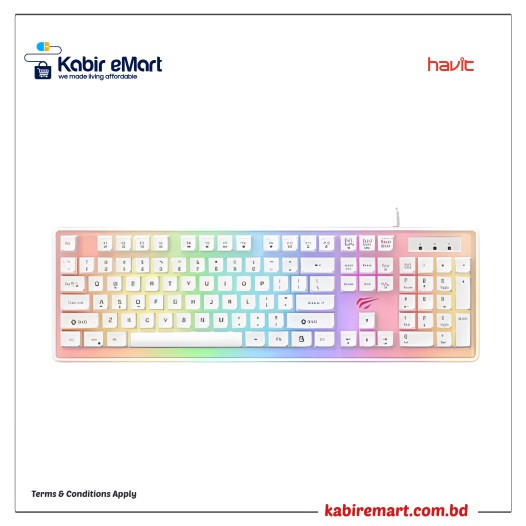 Havit KB876L USB Multi-Function Backlit Gaming Keyboard