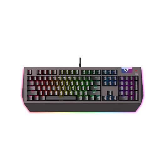 Havit KB872L RGB Backlit Multi-Function Blue Switch Mechanical Gaming Keyboard