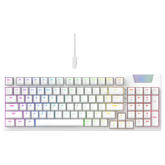 Havit KB885L Gamenote USB to Type-C Multi-Function RGB Backlit Mechanical Keyboard