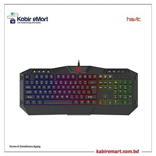 Havit KB510L Multi Function Backlit Gaming Keyboard