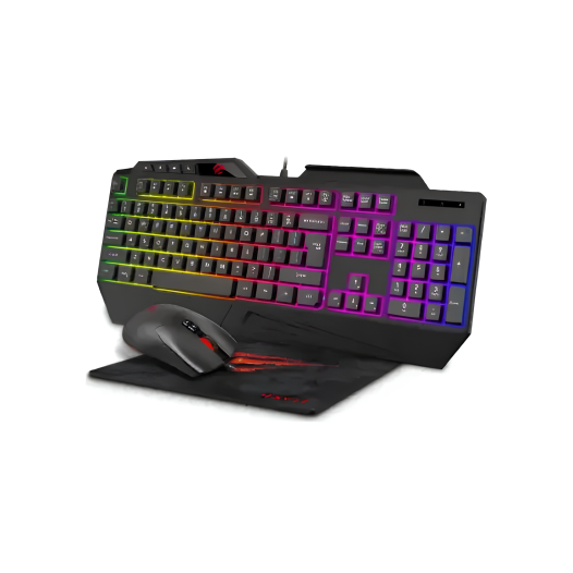 Havit KB889CM RGB Gaming Keyboard, Mouse & Mouse Pad 3-IN-1 Combo